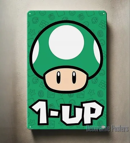 Super Bros Metal Poster - Collectable Video Game Sign 20*30cm