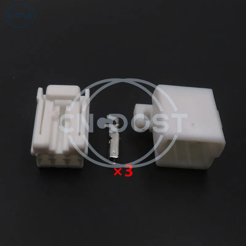 1 Set 3 Hole 174921-1 175781-1 Car Connector AC Assembly 1.8 Pins PCB Socket For Automotive Auto Automobile Reading Light