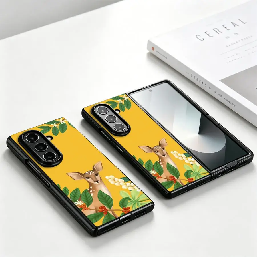 Fawn Amid Warm Foliage Case for Samsung Galaxy Z Fold 8 Ultra ZFold5 Z Fold 7 6 5 4 3 ZFold4 ZFold6 ZFold7 ZFold3 Phone Shell