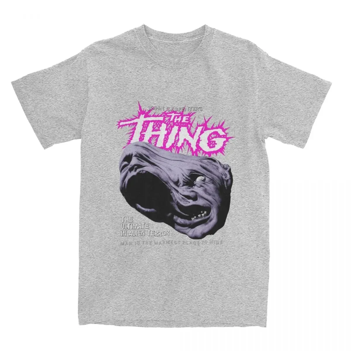 2024 Funny The Thing John Carpenter Horror Sci Fi Movie T-Shirts for Men Women 100% Cotton Tees Shirt Summer Clothes