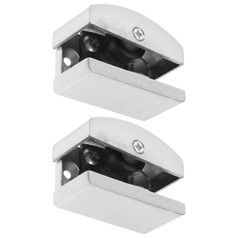 

2pcs Shower Door Bottom Guides Glass Door Stops Shower Door Guides For Sliding Doors