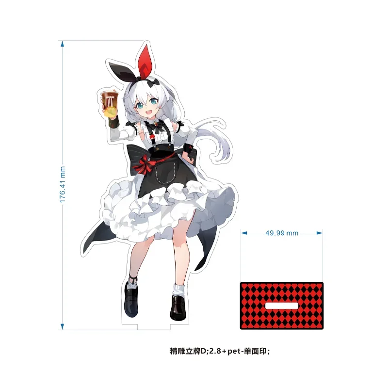 Honkai Impact 3 KFC Standing Theresa Apocalypse Collection Ornament Accesorios Vita Plate Desk Decor Acrylic Doll Model Gifts