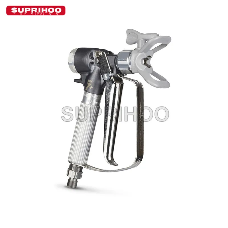 Imagem -03 - Airless Pistola de Pulverização com Ponta Punho Redondo 4-dedo Gatilho Pulverizadores de Pintura 500bar 7250psi 517 Xtr7