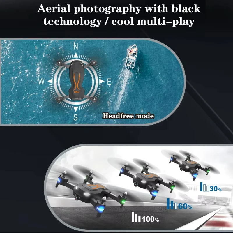 F183 المهنية الطائرة بدون طيار 4K HD كاميرا مزدوجة زاوية واسعة الصورة الجوية واي فاي FPV تحديد المواقع البصرية طوي كوادكوبتر اللعب الطائرة بدون طيار