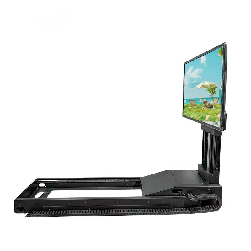 Electric under-bed TV lifter, suitable for 55-inch TVs, with remote control, durable steel construction