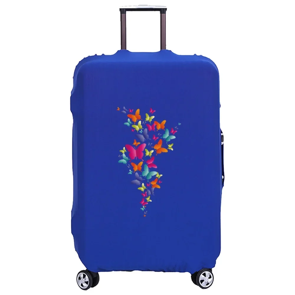 New Travel Suitcase Luggage Protective Cover for 18-28 Inch Butterfly Printed Women Traveler Accessories Elastic Duffle Case Bag