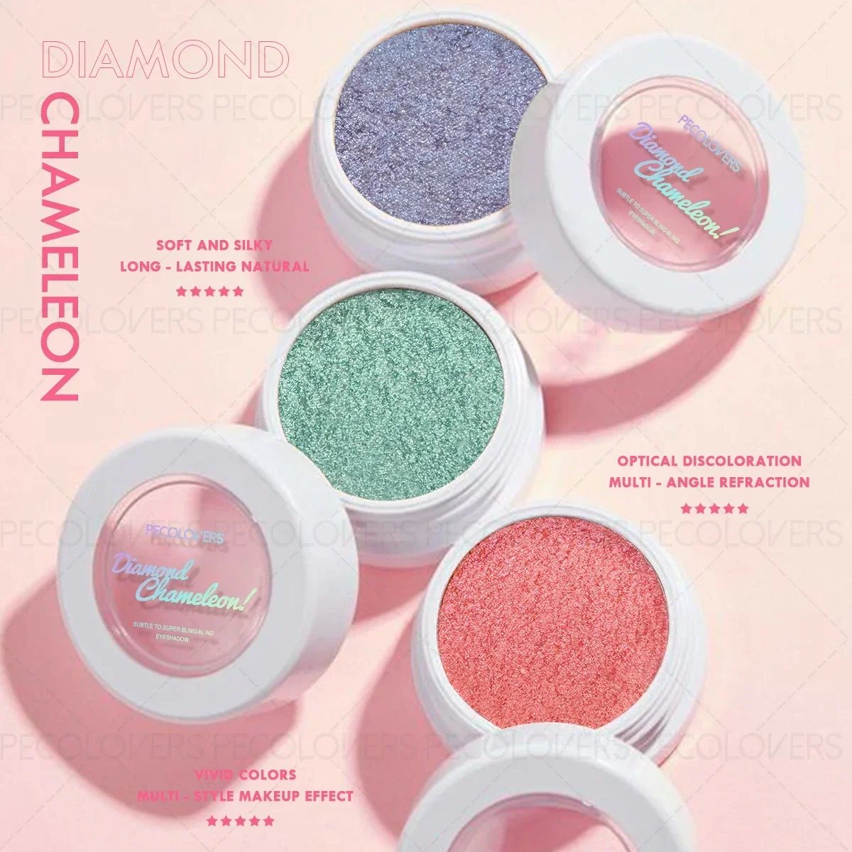 1PC Chameleon Glitter Eye Shadow Powder - Metallic Glitter, Pearlescent, Perfect for Dramatic Eye Makeup, Suitable for christmas