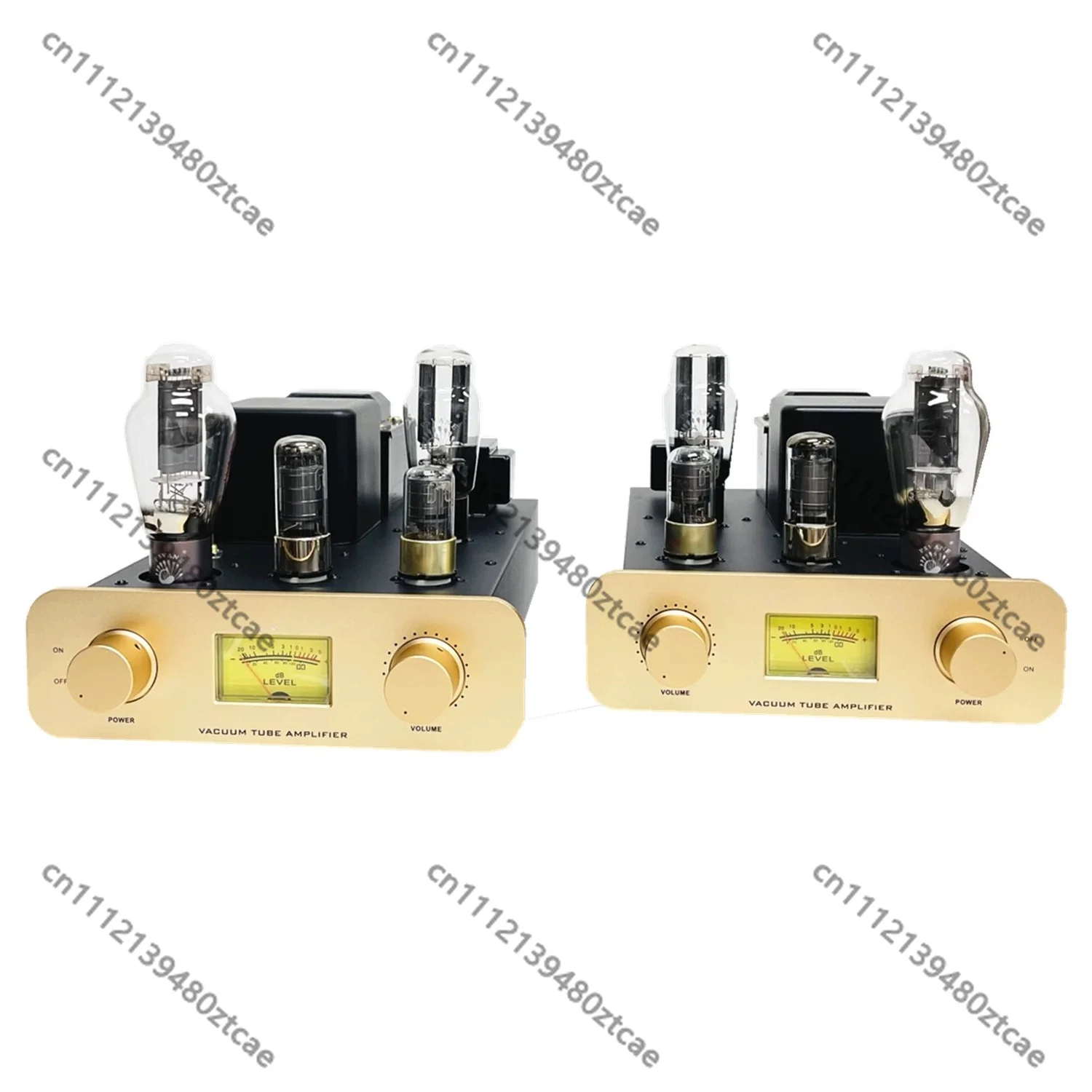 8-Tube Split Mono 300B Tube Amp Kit SE Class A Stereo Left Right Channel Audiophile Power Amplifier