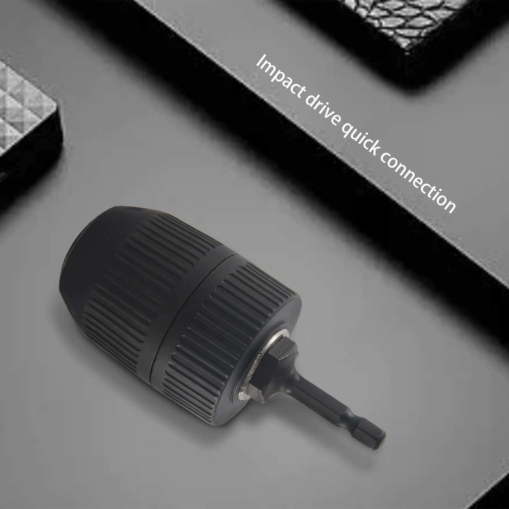 Adaptador Keyless Drill Chuck para Impact Driver, Quick Connect, 1 ", 2"