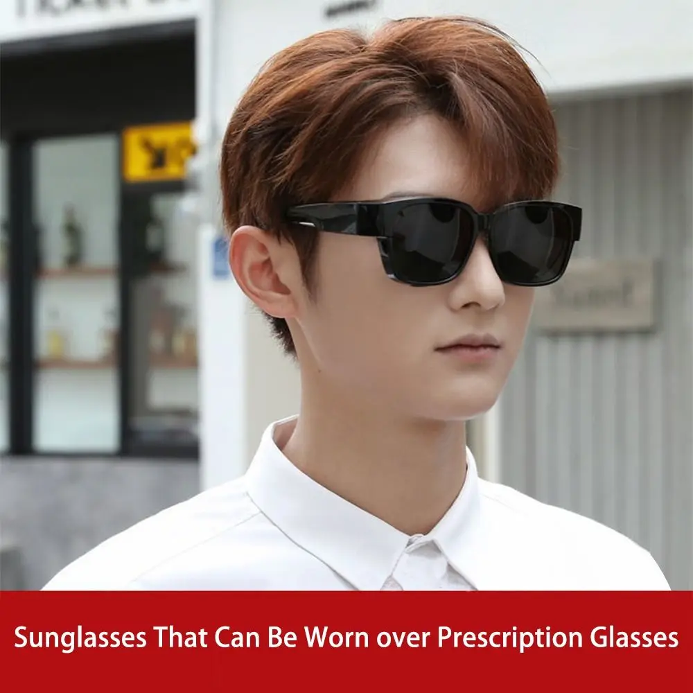 That Can Be Worn over Other Glasses for Driving Riding Square Shades  Wrap Around Fit Over Glasses Sunglasses