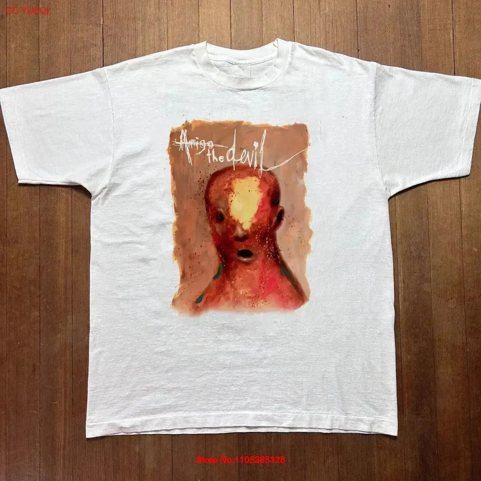 Everything is Fine Amigo The Devil T Shirt Classic White S 5XL 1P0724 vintage Washed Breathable Soft fashion Stylish vintage