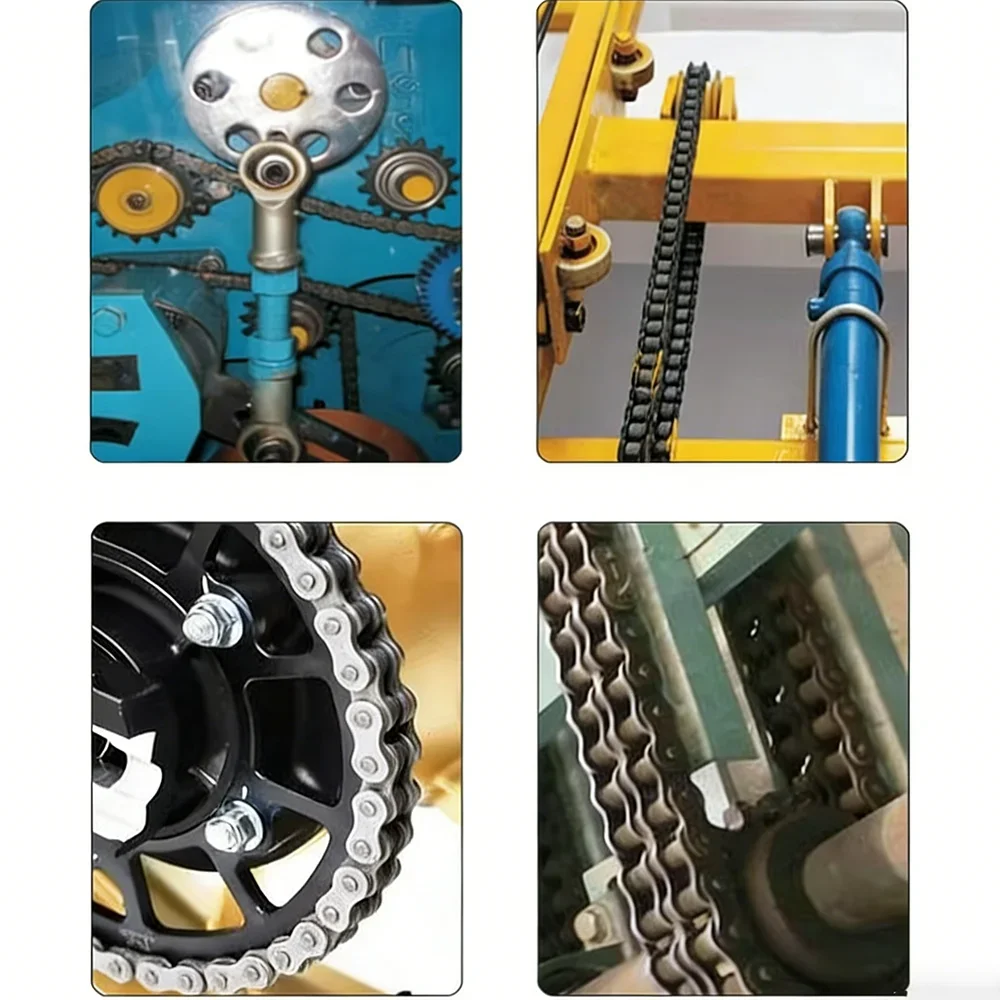 1Pcs Carbon Steel Miniature Transmission Chain 04C 05B 06B 06C | Multiple Lengths 0.5m 1m 1.5m Industrial Drive Chain