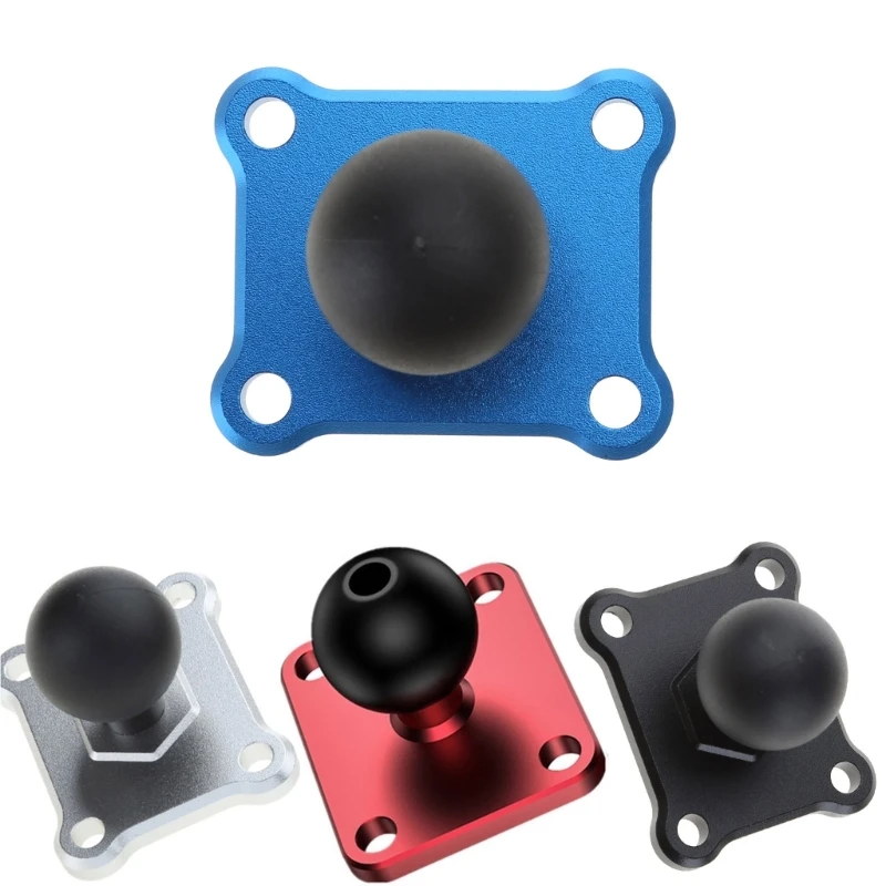 CPDD Aluminum Square Mounting Base for w/ 1 inch ( 25mm ) Rubber Ball Compatible Mounts For Camera dslr