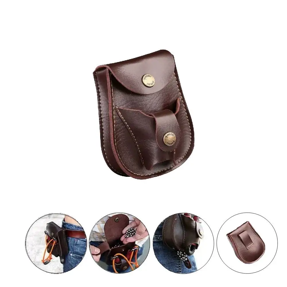 

Сумка для аксессуаров для рогатки, многофункциональная сумка для хранения, сильная магнитная подвеска на присоске с бусинами, кожаный чехол для ручной клади, уличный