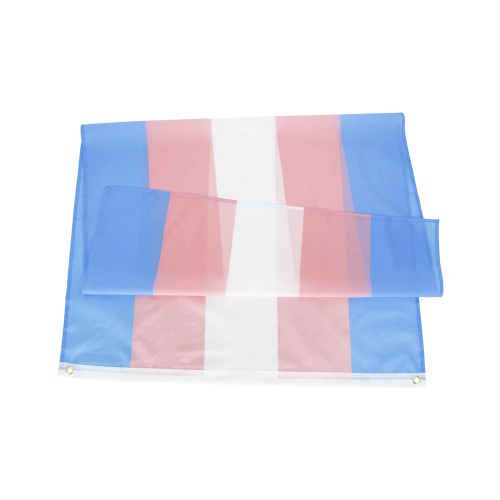 JMFLAG 90x150cm Transgender Trans Pride LGBT Flag Polyester Printed Decoration Banner