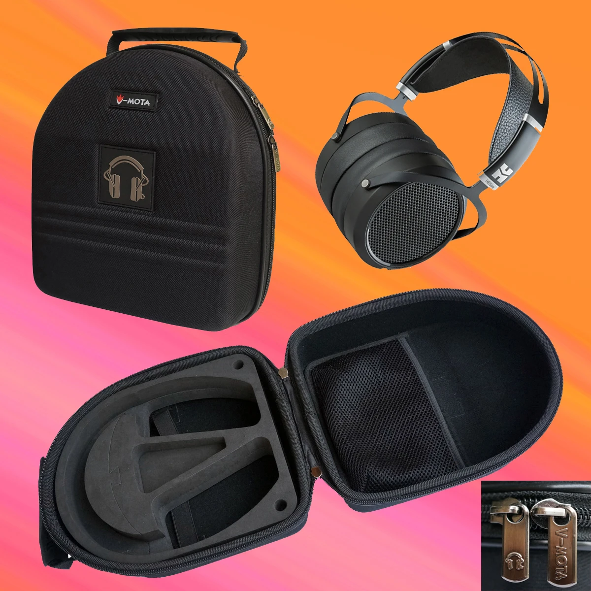 

HE6se Headset Suitcase Carry case boxs for Hifiman Sundara,HE5se,HE-X4,HE-35X,HE6se V2 Planar Full-Size Over Ear Headphones