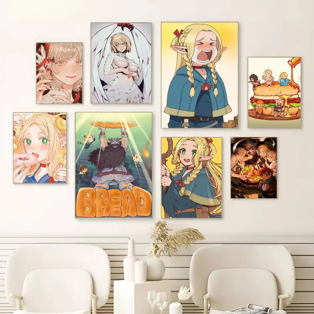 

D-delicious in dungeon Poster Versatile HD Waterproof Wall Art Self-Adhesive Decor for Any Space Ideal Gift