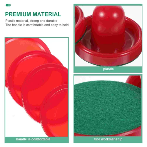 Imagen 2 del producto 8 Uds paletas de Hockey de aire mesa Mini empujadores de portería manijas suministros de repuesto Material diseño ergonómico sala de juegos