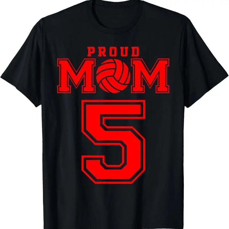 

Футболка Proud волейбольной мамы номер 5R