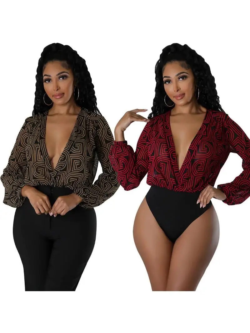 

Faionable Long Sve Onesie Casual Spicy Girl Women Clothes Haax Fabric mid Waist ort Pants Summer 2024 New Arrival