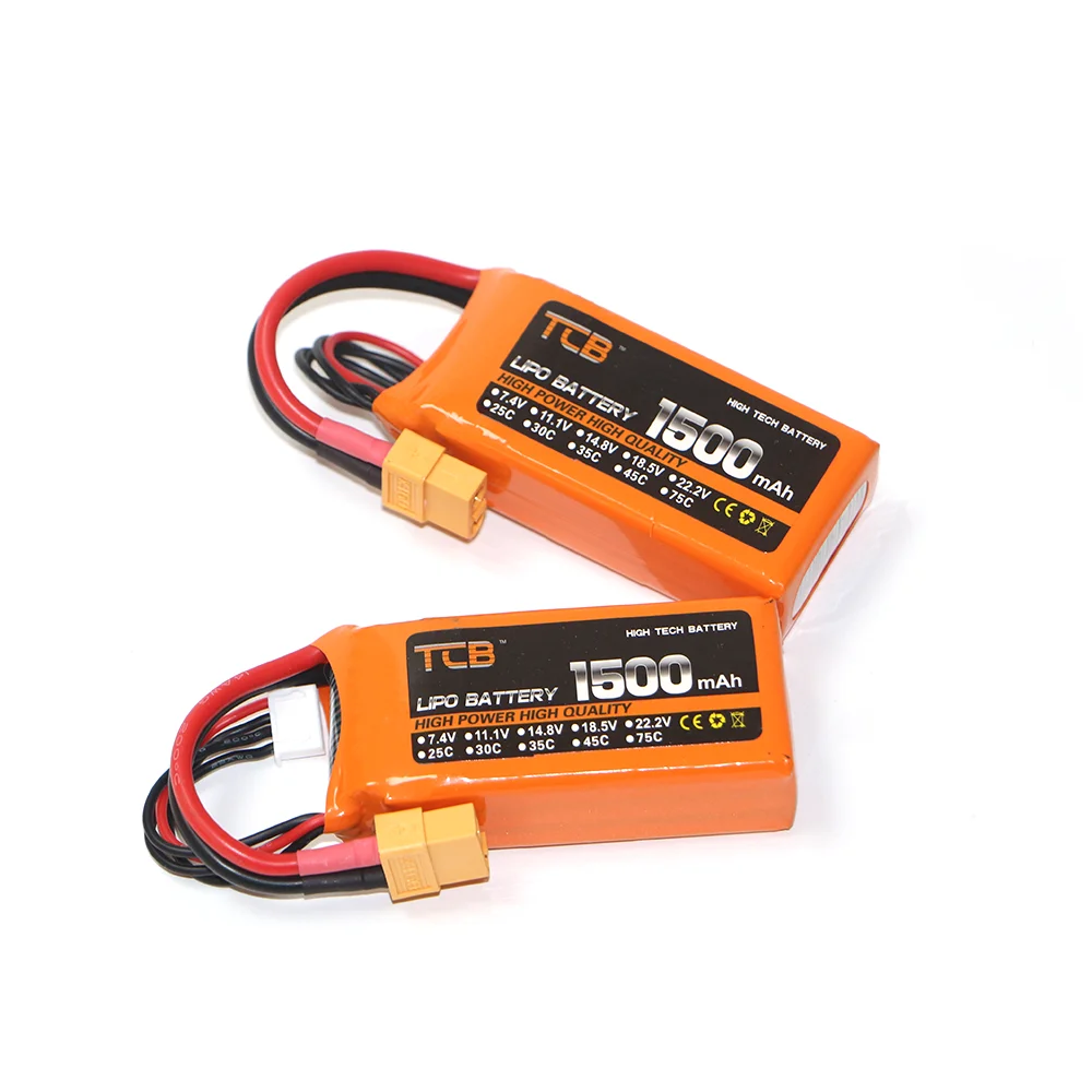 RC Toy LiPo Battery 2S 7.4v 1300mAh 2200mAh 3300mAh 4500mAh 6000mAh 25C 35 C 60C For RC Airplane Drone Car Helicopter 2S LiPo