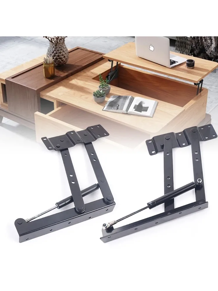 NEU 2er-Pack, klappbare, aufklappbare Federscharniere, verstellbarer Couchtisch-Mechanismus, Hardware für Möbeltische, DIY-Möbelzubehör