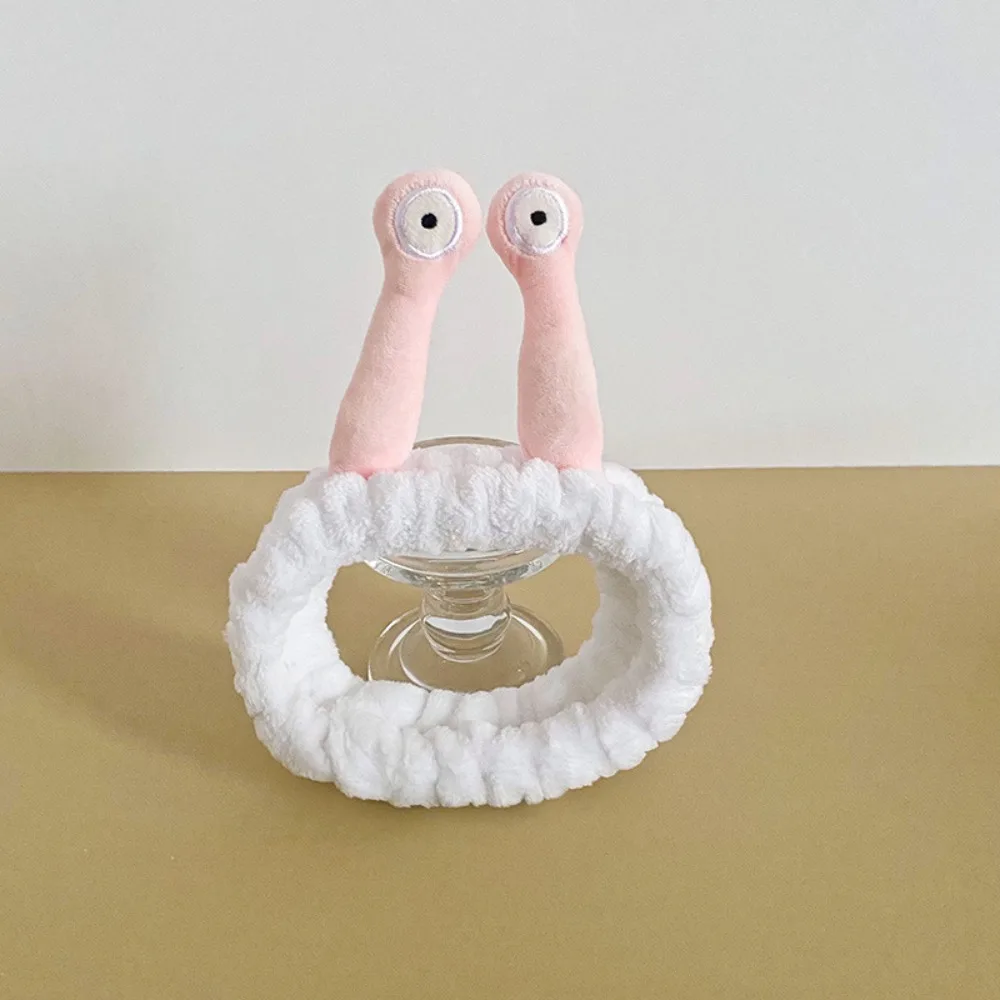 Fashion Cartoon Snail Headband Fluffy Flannel Plush Hairband Hair Accessorie Headband Hair Hoop Student