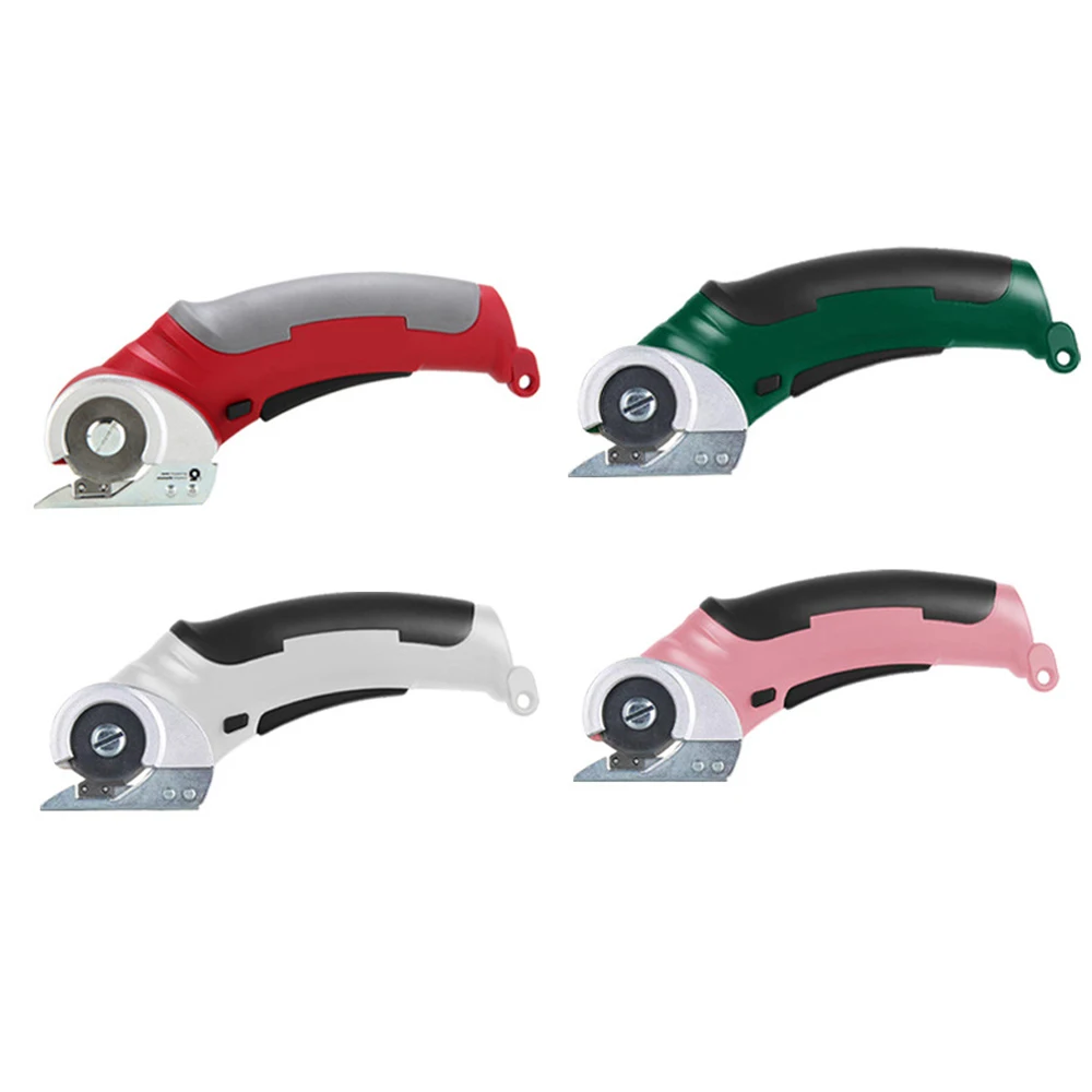 

Electric Round Scissor Portable Cordless Rechargeable Electric Scissor Leather Paper Fabric Rotary Cloth Cutter Kit Cutting Tool