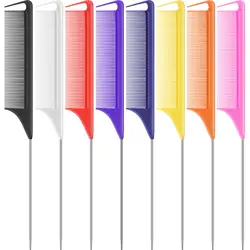 Tip-Tail Comb airdressing Styling Comb Hair Dye Heat Resistant Tail Comb Teasing Parting Comb for Hair Salon Home Supplies