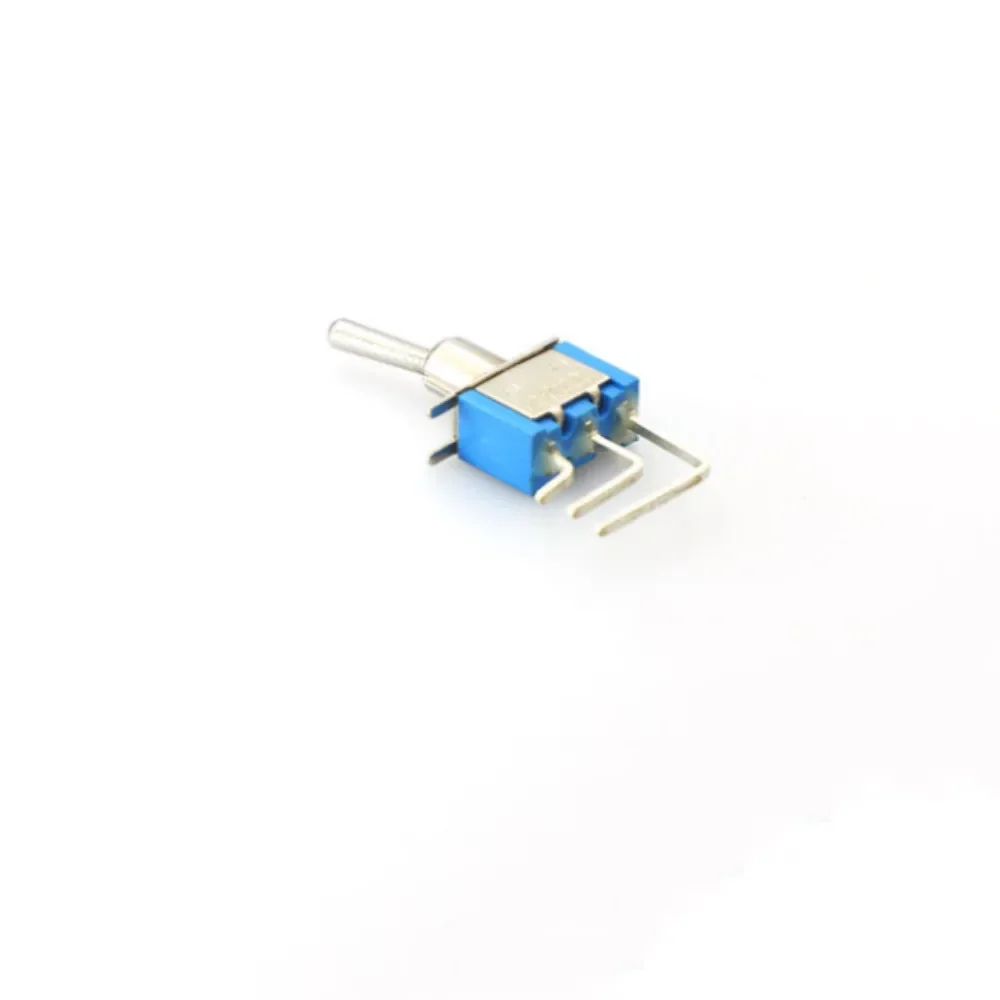 10PC AC 250V 3A 120V 6A SPDT on-on 2 Way Right Angle 3 Pins PCB Toggle Switch