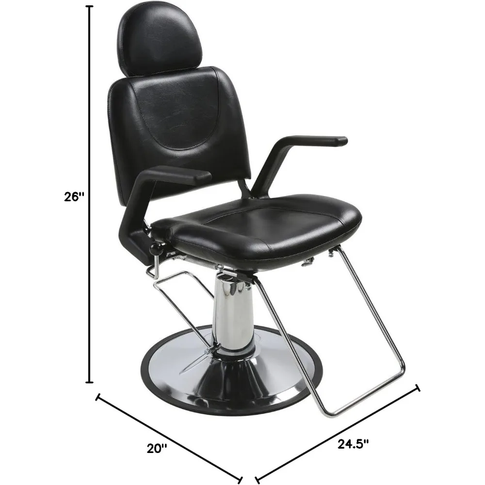 Fauteuil inclinable hydraulique moderne, chaise de salon tout usage, coiffeurs professionnels, salons de beauté et barbiers