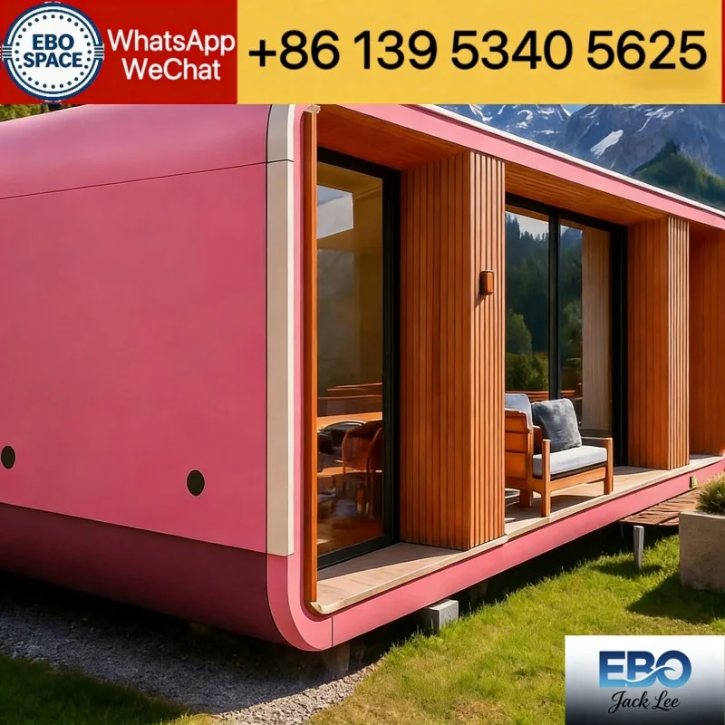 20ft 30ft 40ft Foldable Prefabricated House Expandable Container Cabin Waterproof Tiny Home