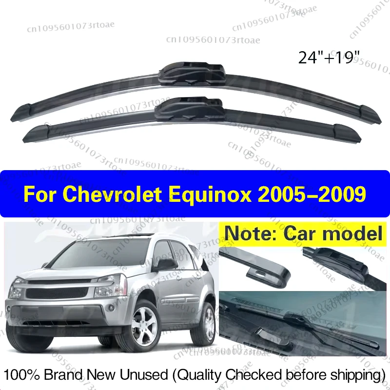 

Передние щетки стеклоочистителя автомобиля для Chevrolet Equinox Pontiac Torrent 2005-2009, лобовое стекло, чистое окно, автомобильные аксессуары 24 "19"