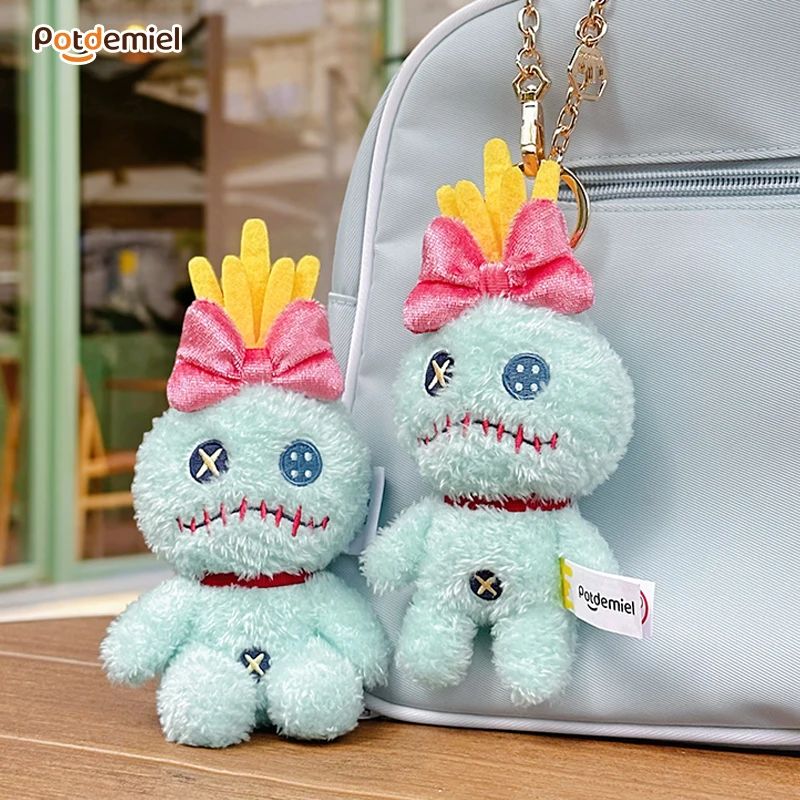 100% 本物のディズニーステッチスクランプエンジェル漫画ブルーステッチぬいぐるみ認定人形スティッチかわいい誕生日ギフト高品質