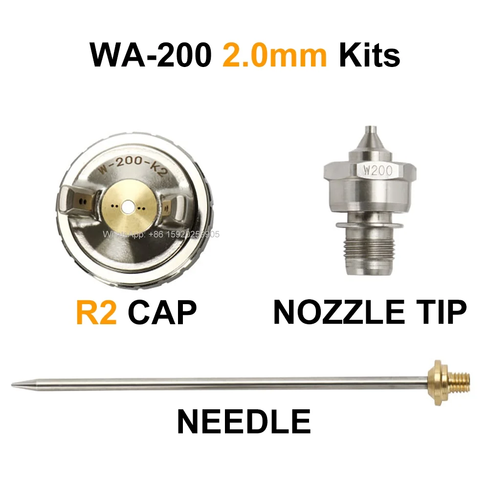 

WA-101 WA-200 Automatic Air Spray Gun, Industrial Pneumatic Paint Sprayer Gun for Assembly Line Coating