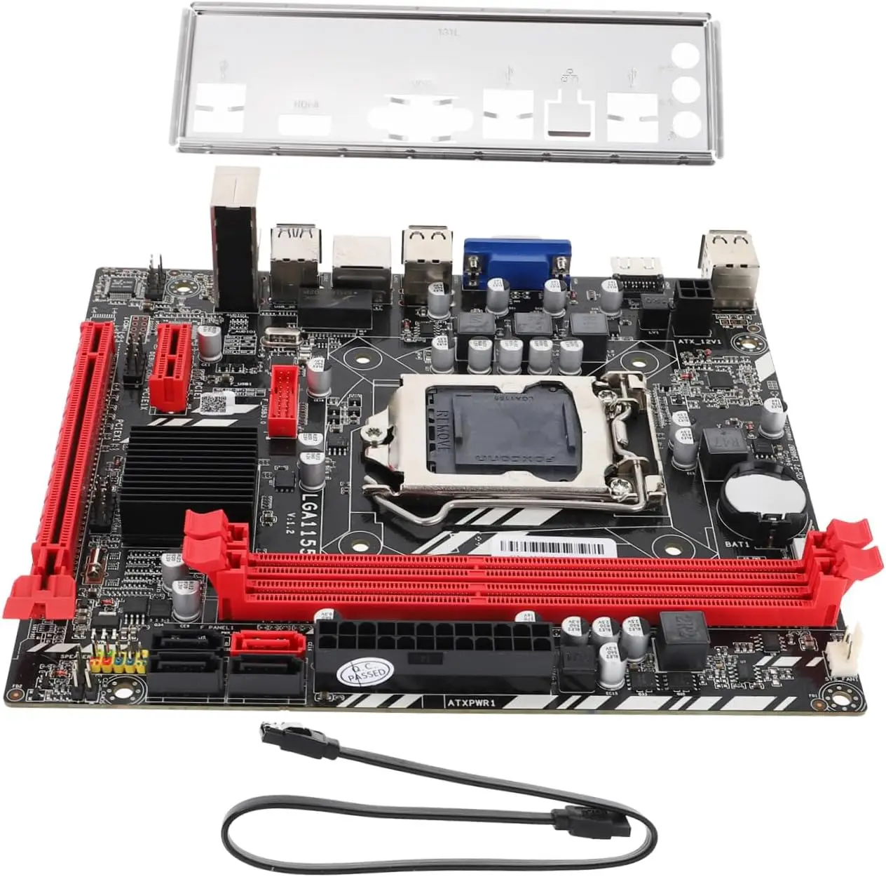 

DDR3 Motherboard B75M 16G Memory with VGA, Support for Core I7 I5 I3, Interface