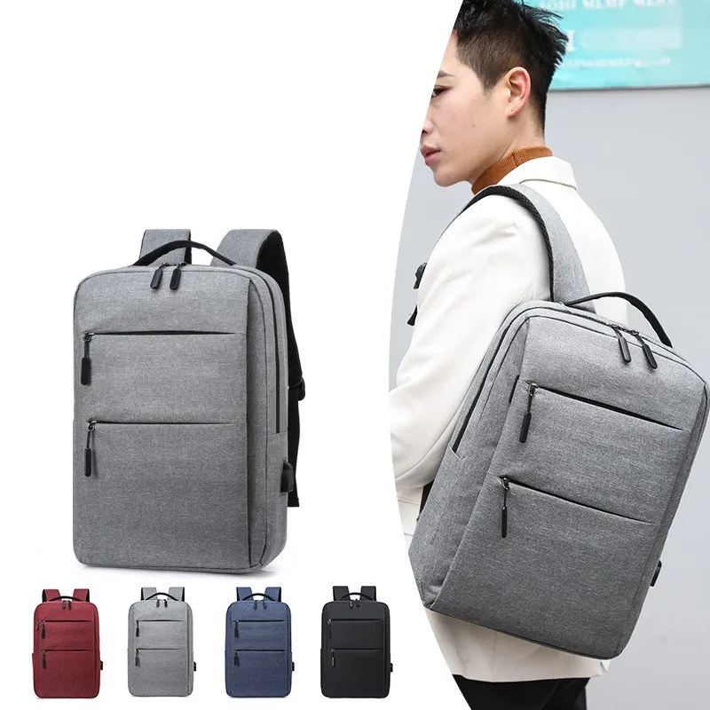 Men\'s Backpack Business Back pack USB External Charge Laptop Backpack Shoulders men and women Fashion Waterproof Travel Backpack