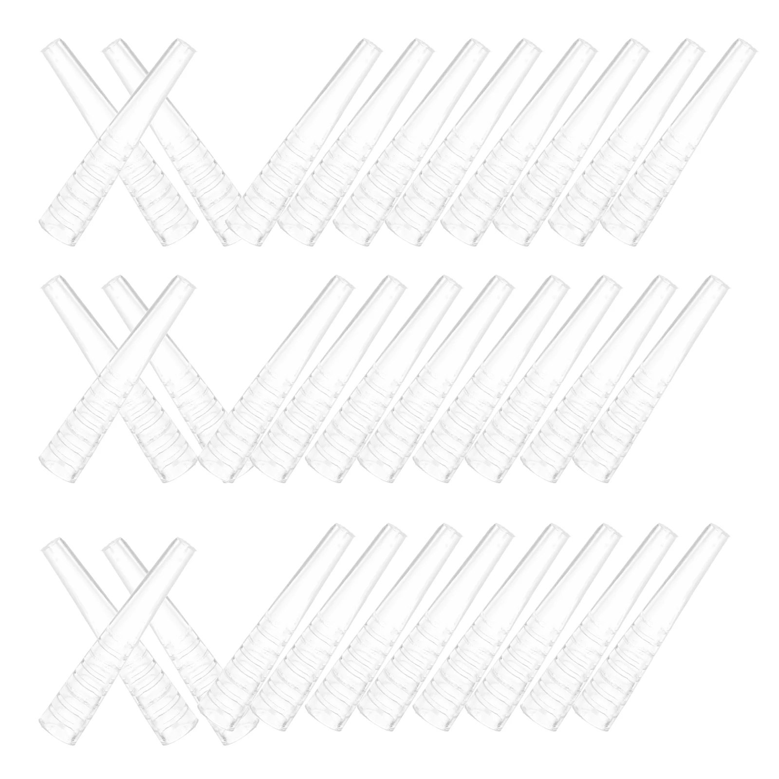 

50pcs Eyelash Covers Caps Sleeves Silicone Protectors Non-Slip Dustproof For Lash Extension Tools Tweezers Cover Protector Cap