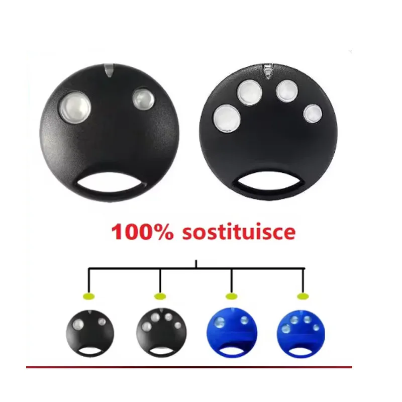 SMILO SM2 SM4 게이트 리모컨 2개, 433MHz 롤링 코드, SMXIS SMX2 OXI OX2 SMXI SMX2R 차고 문 리모컨 키와 호환 가능