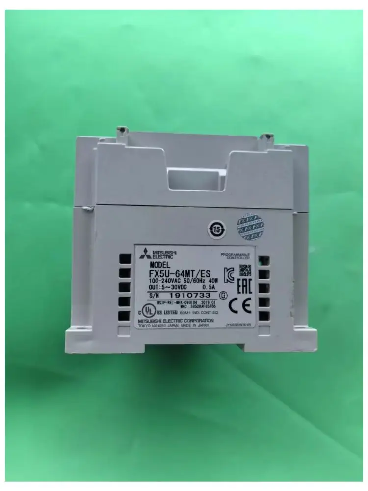 second-hand     PLC       FX5U-64MT/ES     Test passed     Fast Shipping