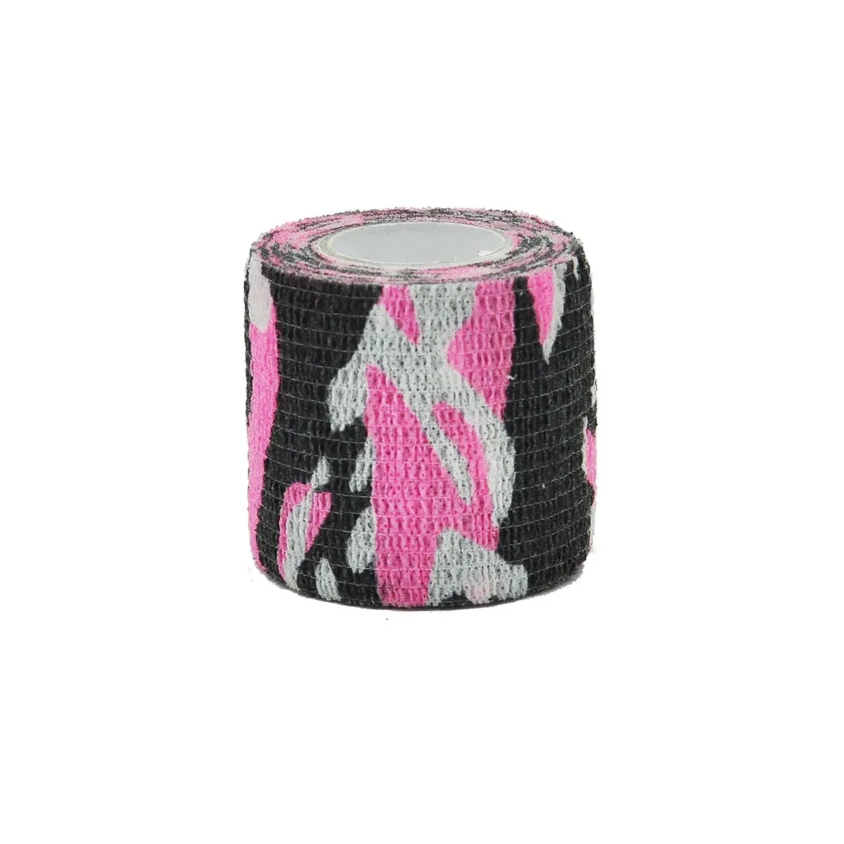 핑크 위장 탄성 랩 테이프, 자체 접착 스포츠 보호대, 발목 무릎 손가락 팔 붕대
