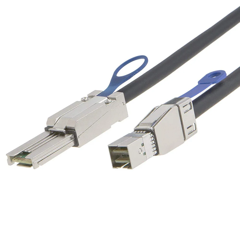 

Mini SAS 4X SFF-8088 to Mini SAS High Density HD SFF-8644 Data Server Raid Cable