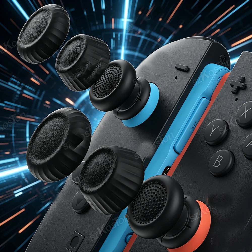 Thumb Grips Caps for Nintendo Switch 2 Joy-Con, Ergonomic An