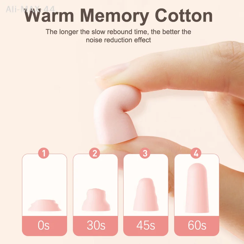 Noise-Isolating Earplugs Dust Resistant Abrasion Resistant Flexible Work Sponge Earplugs Noise Canceling Sleep Earplugs 10 Pairs