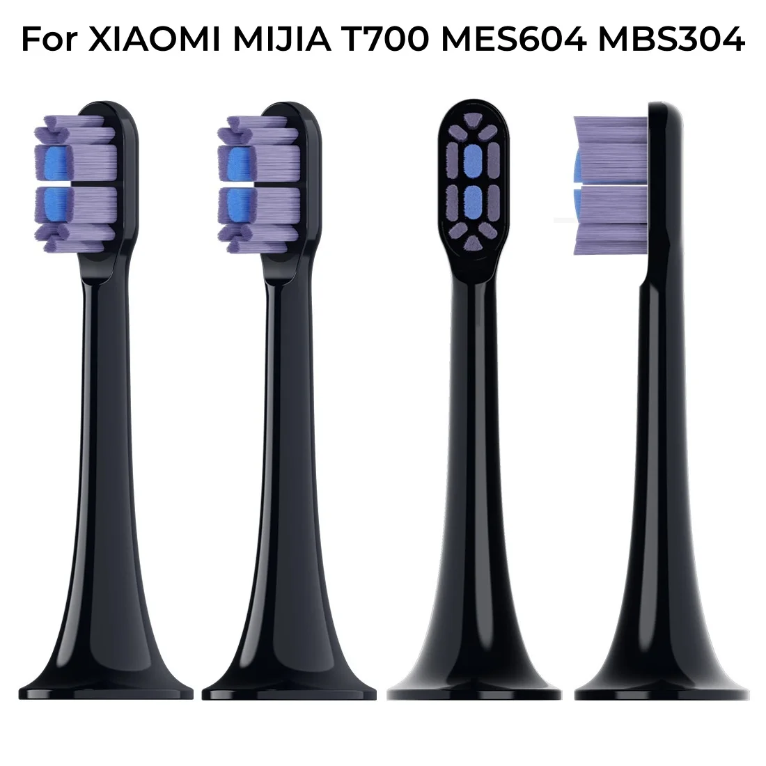 4 Pcs/Pack Electric Toothbrush Replacement Heads For XIAOMI MIJIA T700 MES604 MBS304 Fully Effective Ultra-thin With Dust Cover