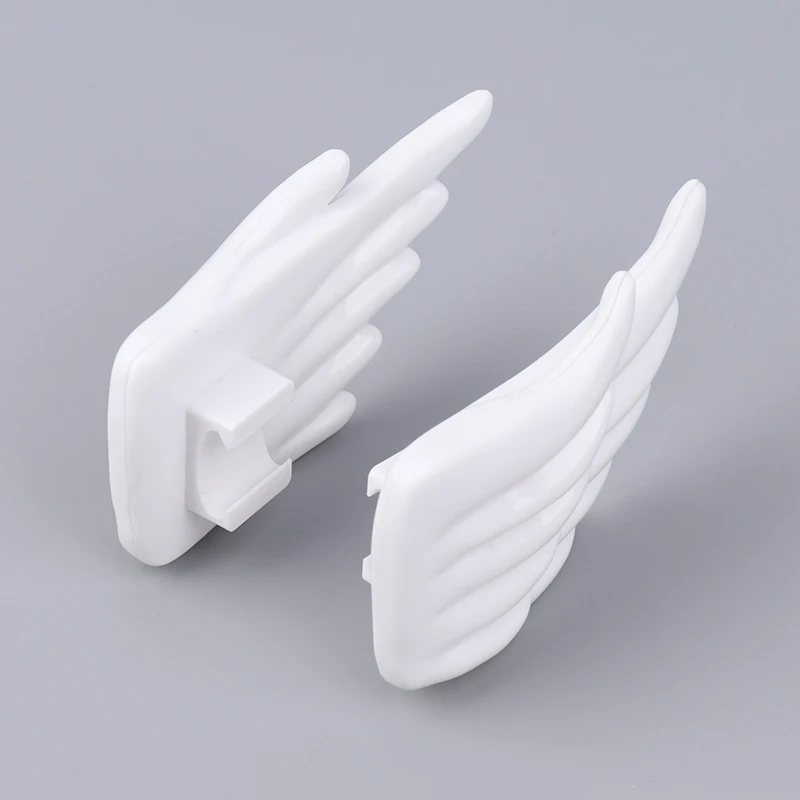 Angel Wings Shoe Accessories White Angel Shoe Wings Ornament Show Halloween Party Fun Skate Shoes Pendant Diy Decorations