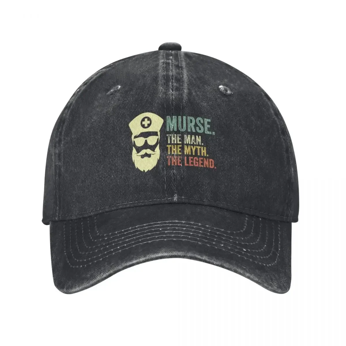 

Murse The Man The Myth The Legend Baseball Cap Big Size Hat Beach Bag tactical cap Caps For Women Men's