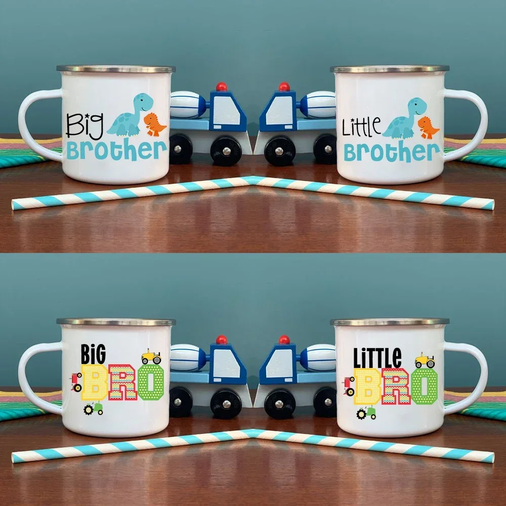 Birthday Gift Big Brother Coffee Mug Little Brother Original Breakfast Cup Brother In Law Breakfast mugs Tableware Family Cup