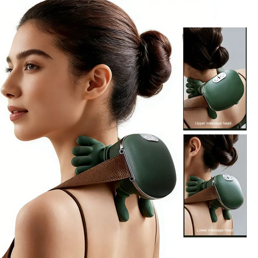 3 Modes 4D Electric Simulate Real Human Palm Neck and Shoulders Massager Deep Muscle Relaxation Relieves Fatigue Massage Machine