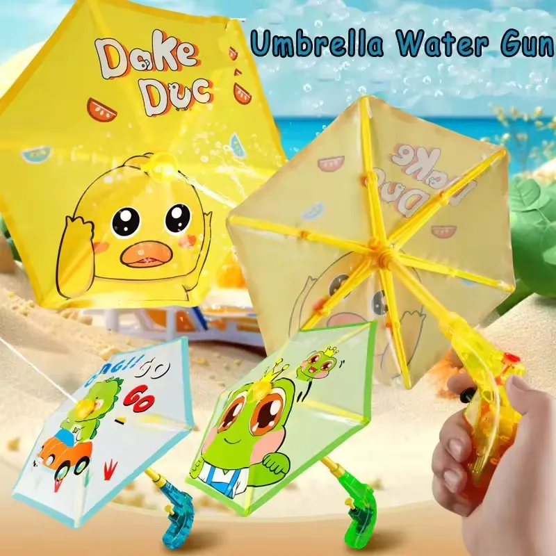 Nouveau jouet créatif de pistolet à eau avec un petit parapluie, jouets d'eau de Rafting de plage d'été, jouets de plage de piscine pour cadeaux de fête d'anniversaire